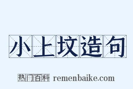 小上坟造句是什么意思的图片